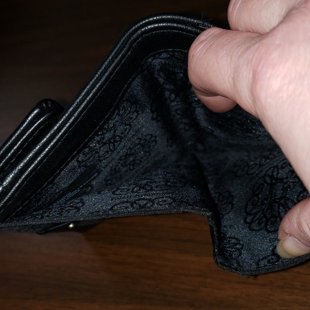 Black Enzo Angliolini Bi-Fold Large Spacious Wall… - image 4